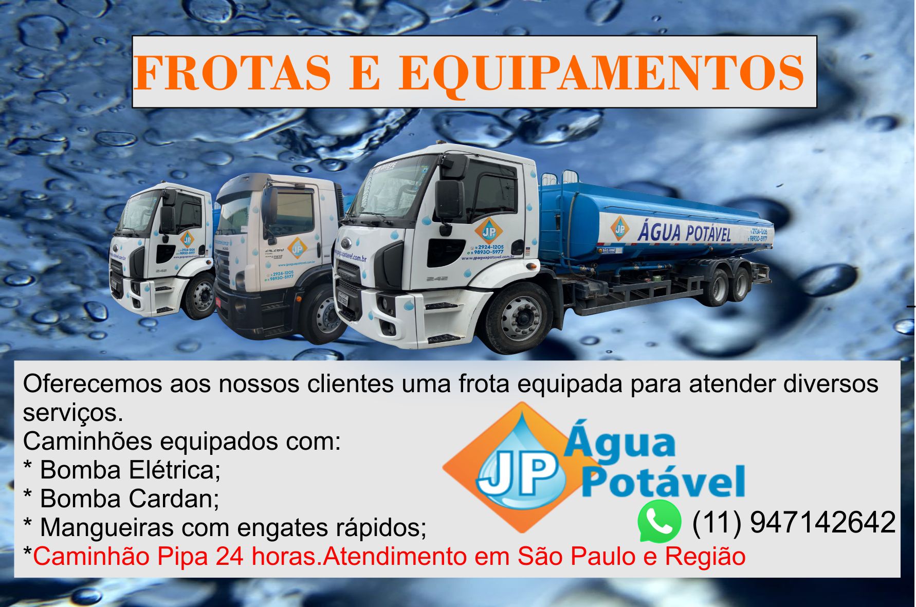 Abastecimento de água potável em São Paulo