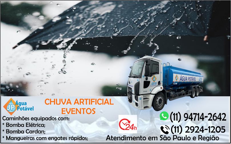 Caminhão de água para eventos