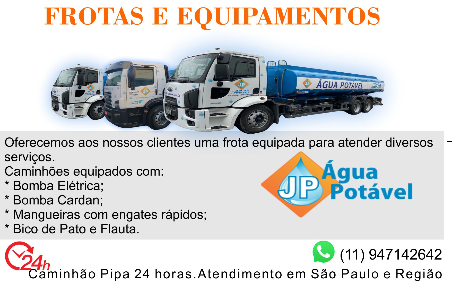 Empresa de transporte de água potável