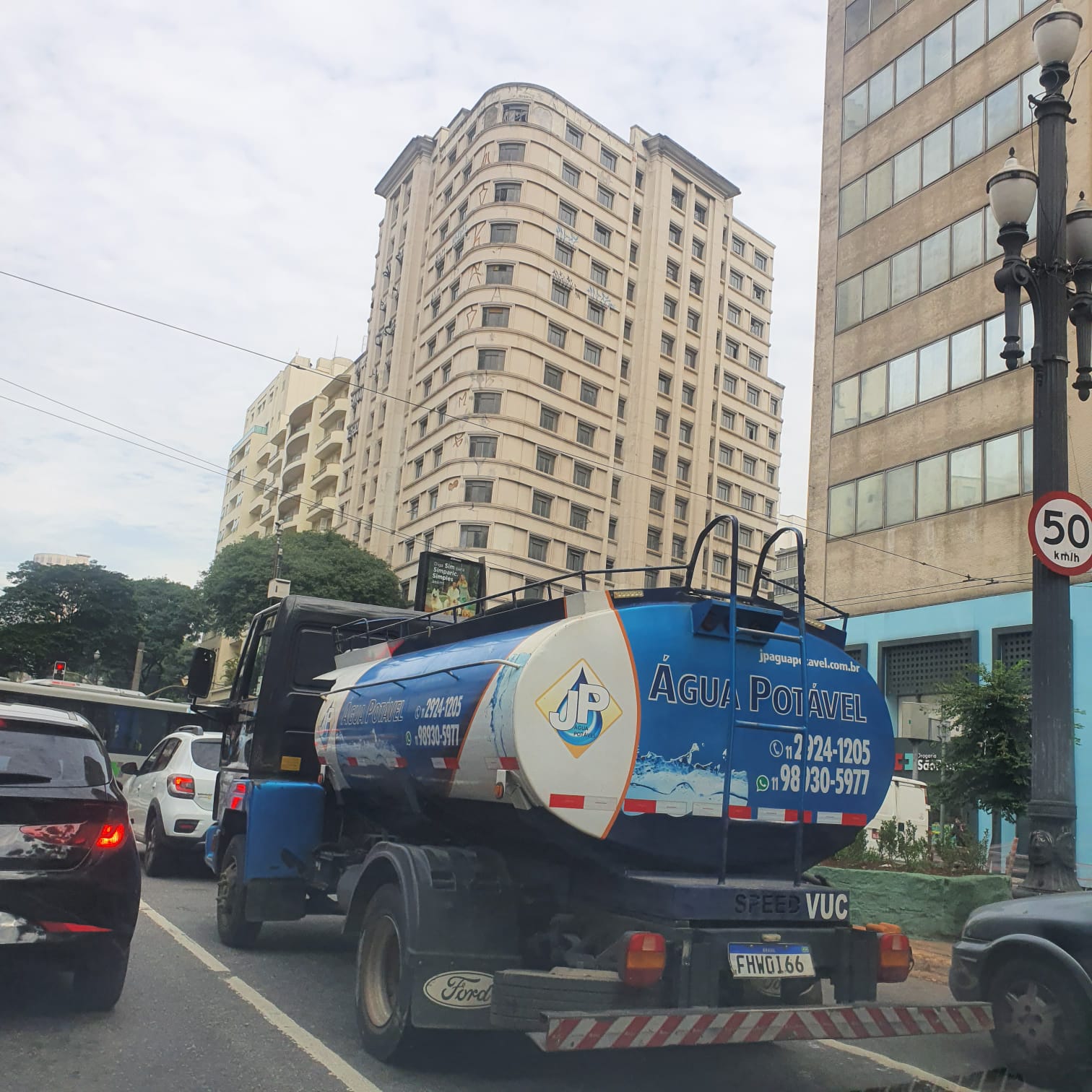 Transporte de água potável